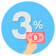 ชำระคืนขั้นต่ำเพียง 3 เปอร์เซ็นต์ หรือไม่ต่ำกว่า 100 บาท