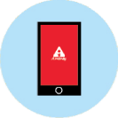 สมัครบัตรผ่านโมบาย แอปพลิเคชัน